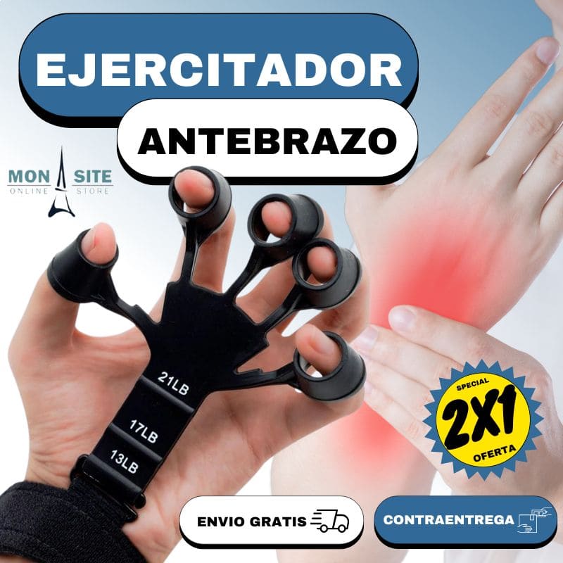 Ejercitador de dedos y antebrazos + Envio Gratis